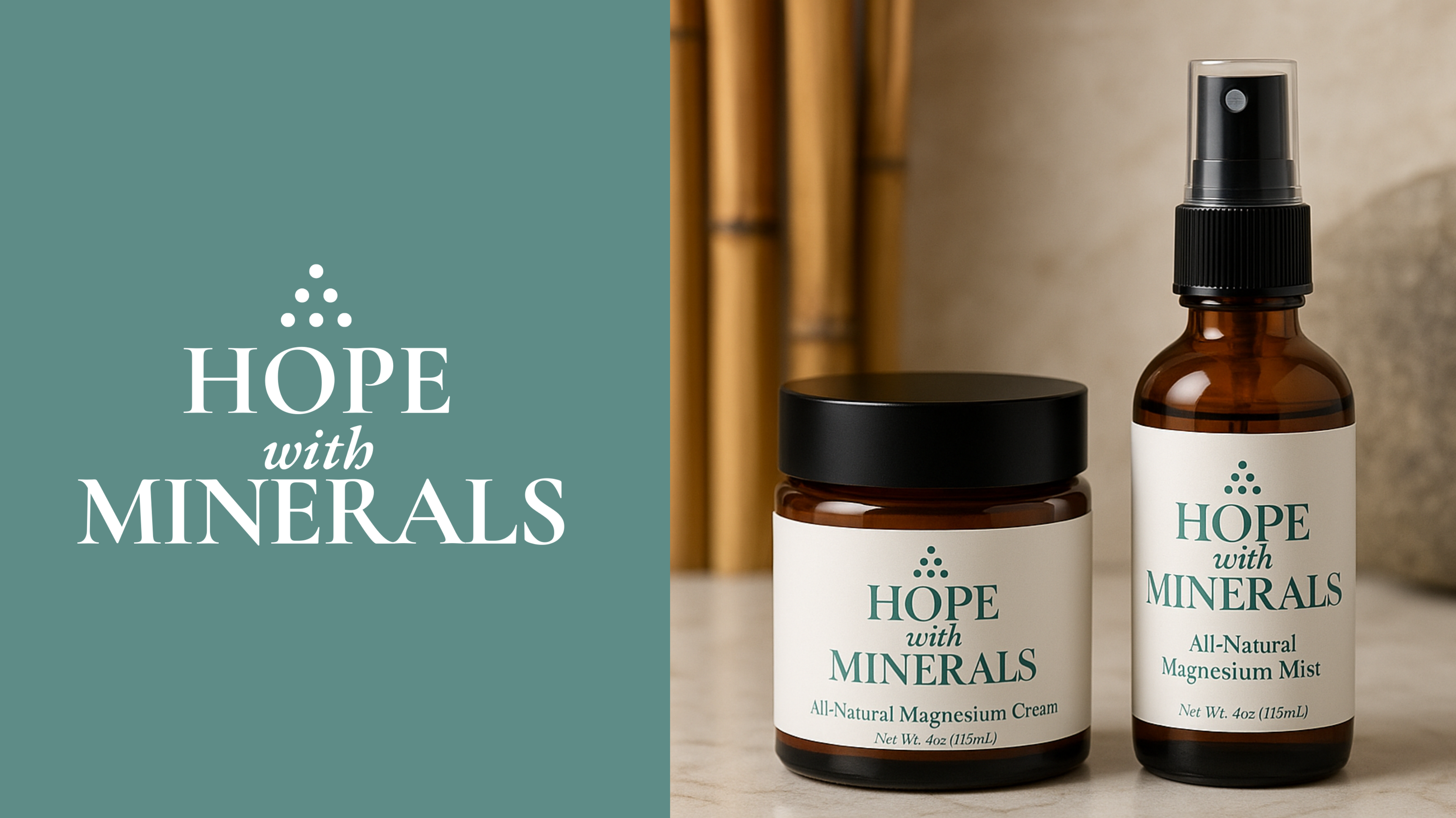 Hope with Minerals Magnesium Cream and Mist bundle