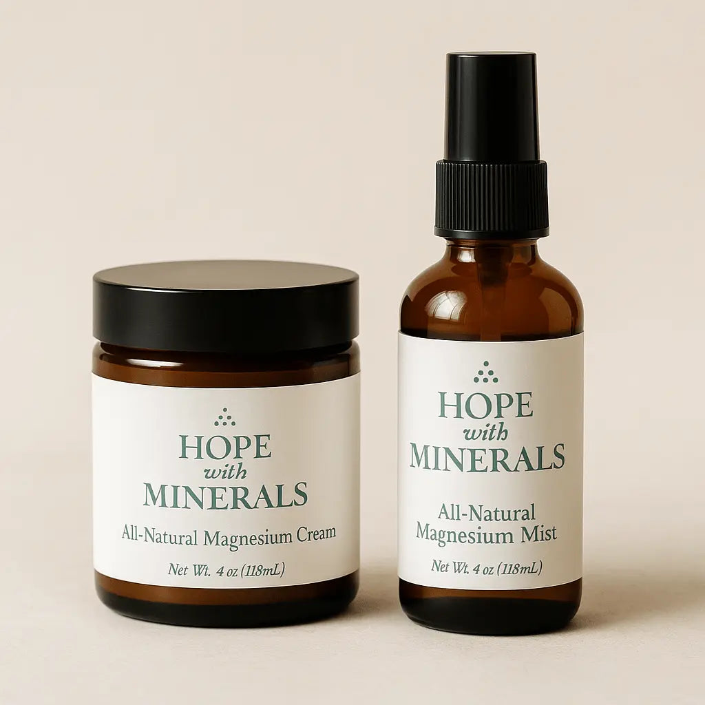 Hope with Minerals - Magnesium Cream and Mist Bundle - Hope with Minerals